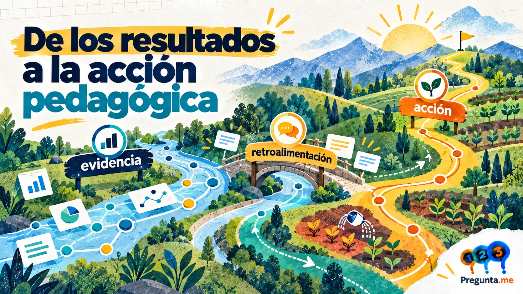 De los resultados a la acción pedagógica: cómo usar evidencia para mejorar el aprendizaje